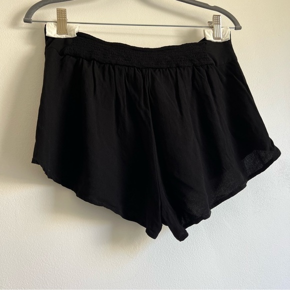 Indah Palm Tie Front Wrap Shorts in Black - Picture 11 of 14